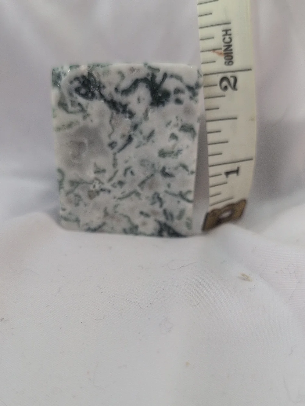 Moss Agate Asymmetric Block